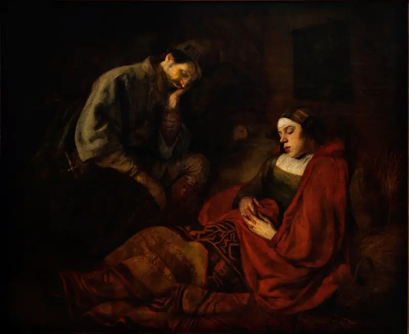 Den heliga familjen av Ferdinand Bol