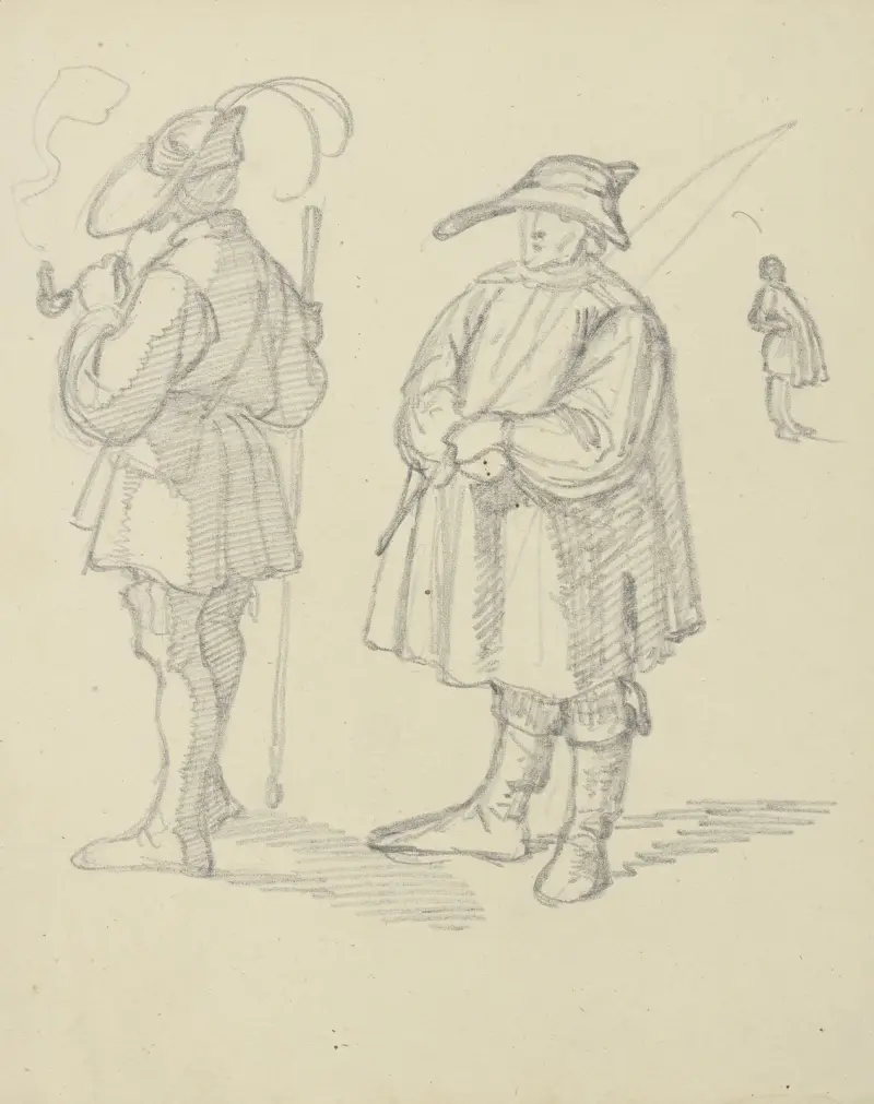 En jägare och en körare av Ferdinand Fellner
