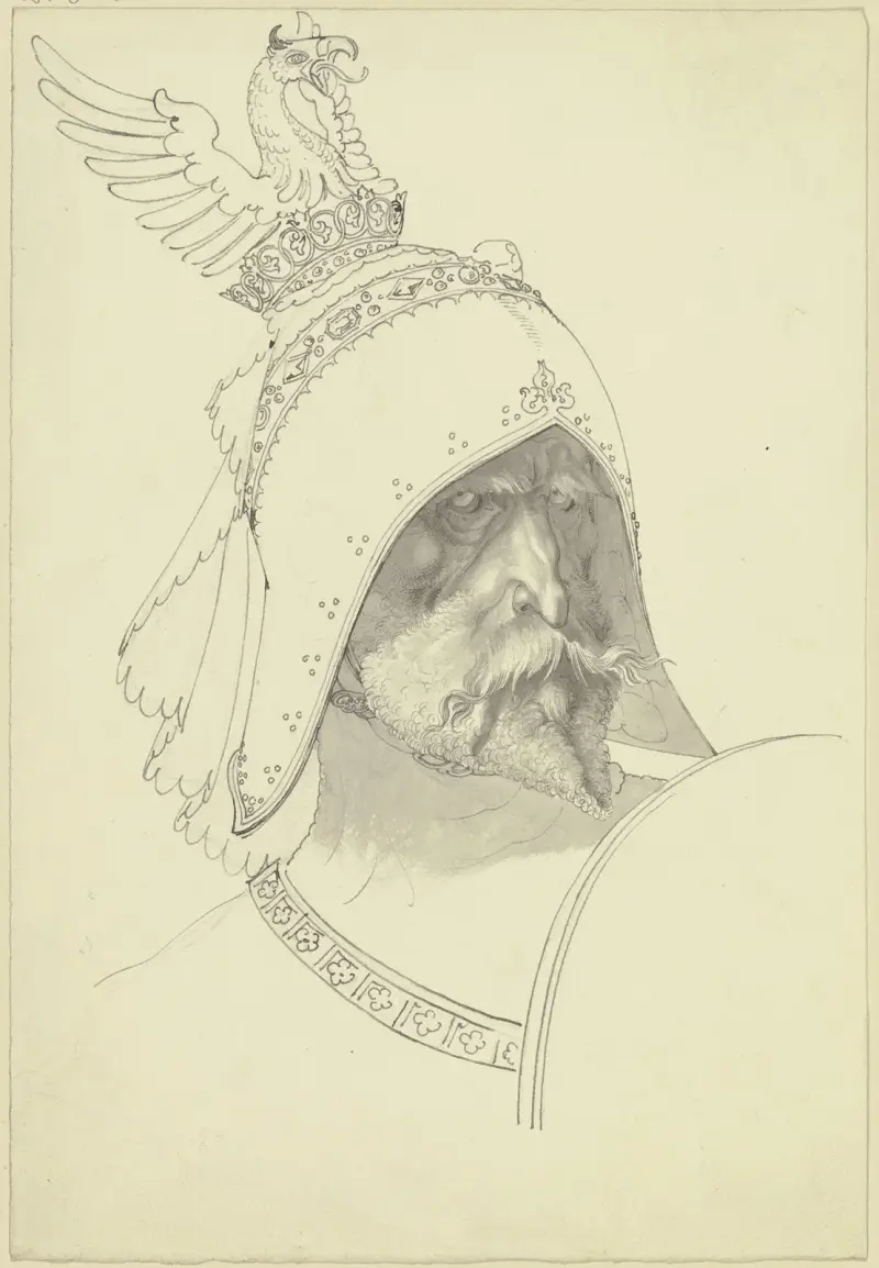 Hagen from Tronje av Ferdinand Fellner