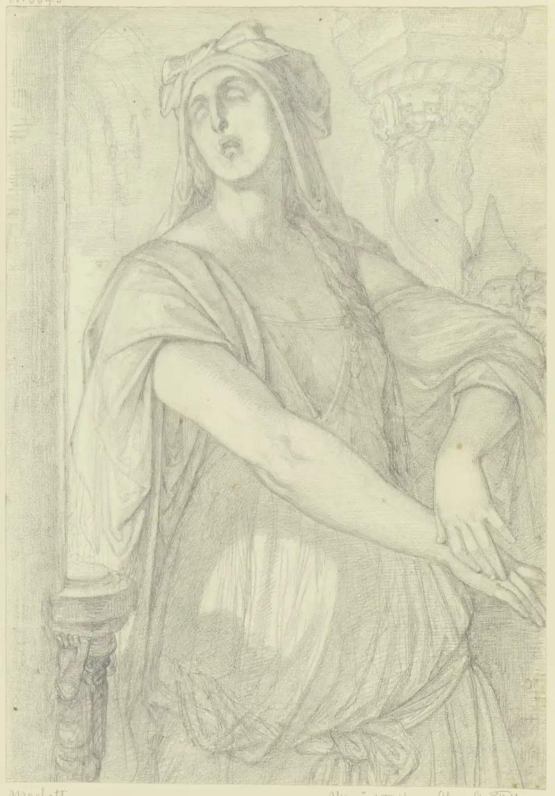 Lady Macbeth med blodiga händer av Ferdinand Fellner