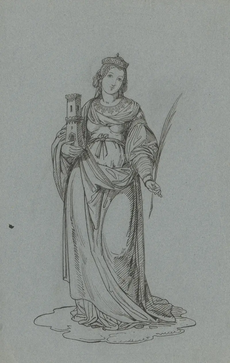 Sankta Barbara av Ferdinand Fellner