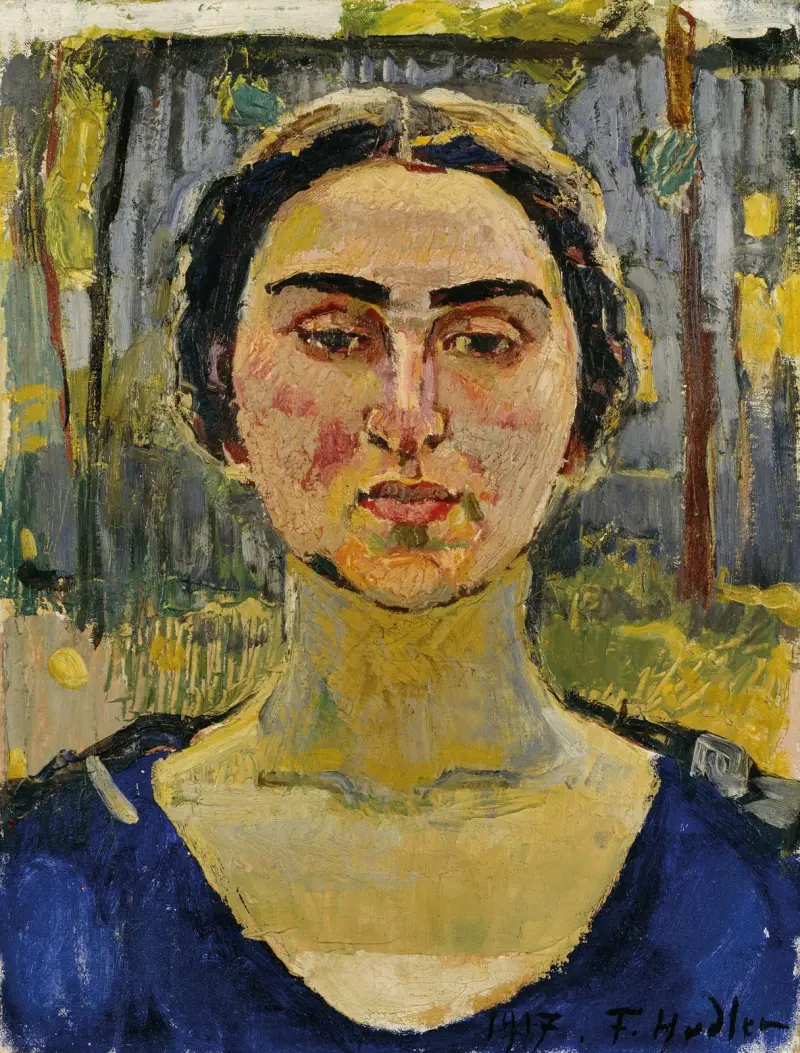 Porträtt av Letizia Raviola av Ferdinand Hodler