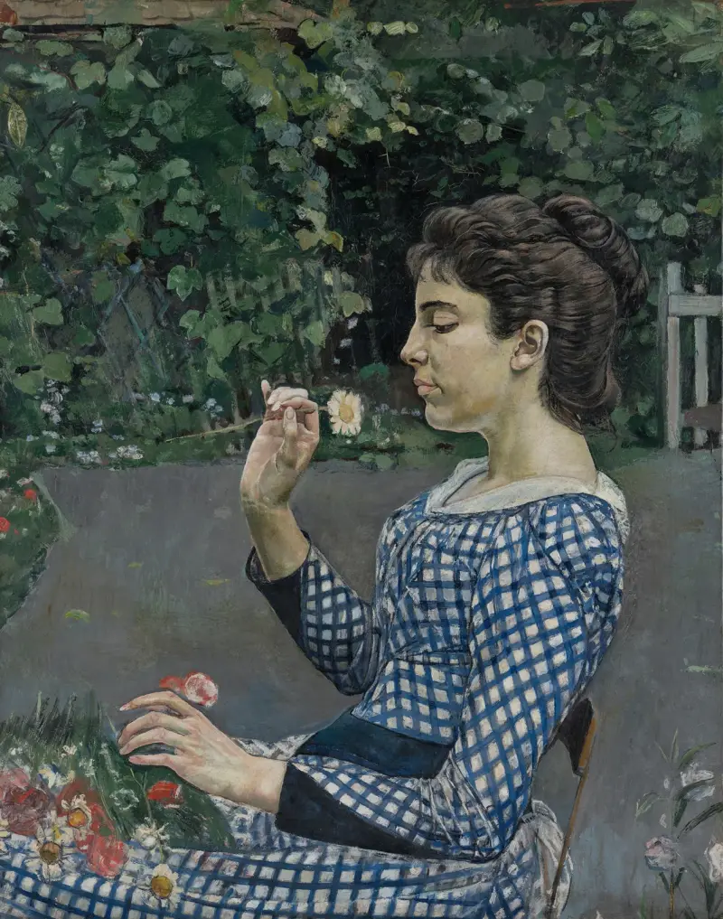 Portrait of Hélène Weiglé av Ferdinand Hodler