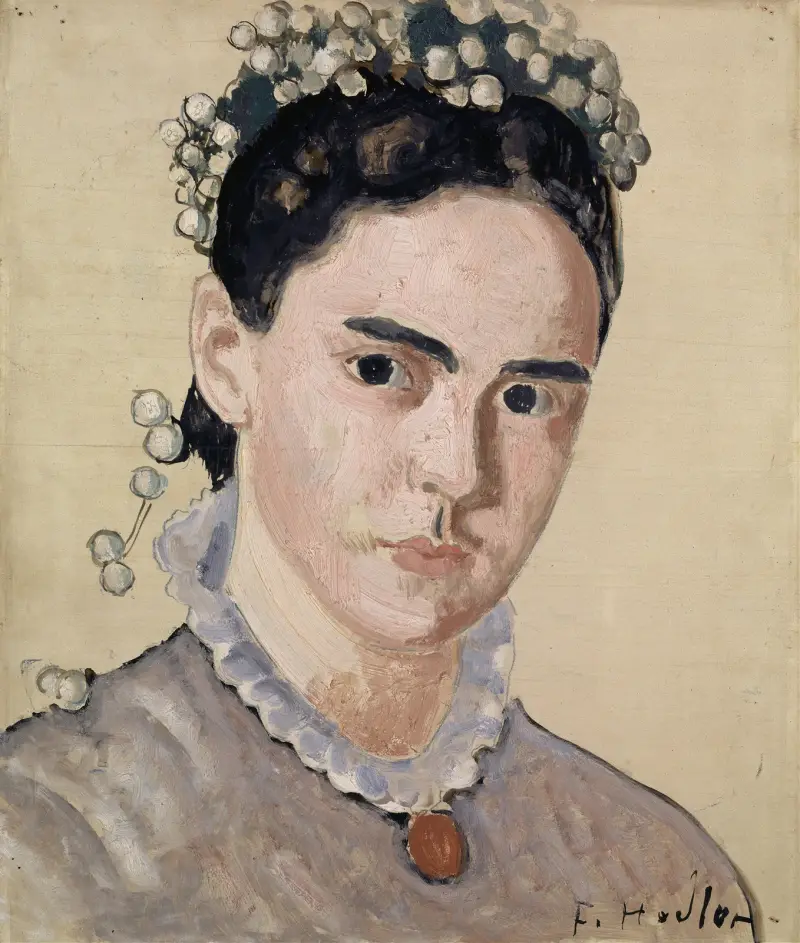Portrait Of Marie Elise Bernhard-Hodler av Ferdinand Hodler