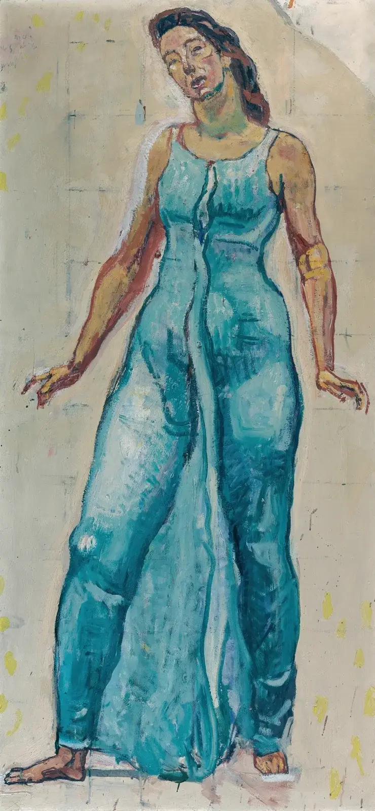 Figurstudie till ”Gaze into Infinity” av Ferdinand Hodler
