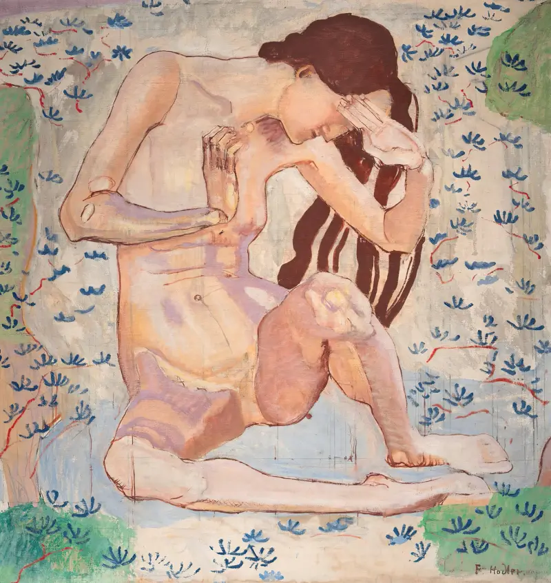 Studie för Dagen av Ferdinand Hodler