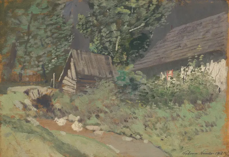 Za stodolou, Ferdinand Katona