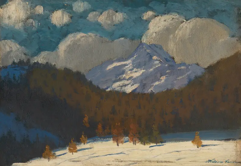 Hohe Tatra im Winter von Ferdinand Katona