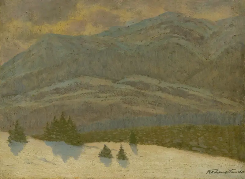 Landschaft, 1893 von Ferdinand Katona