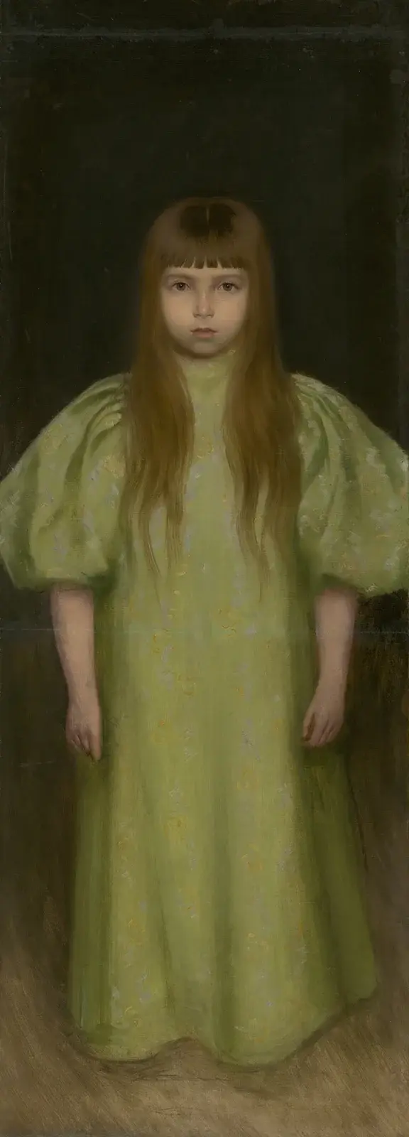 Margita Czóbel som flicka av Ferdinand Katona