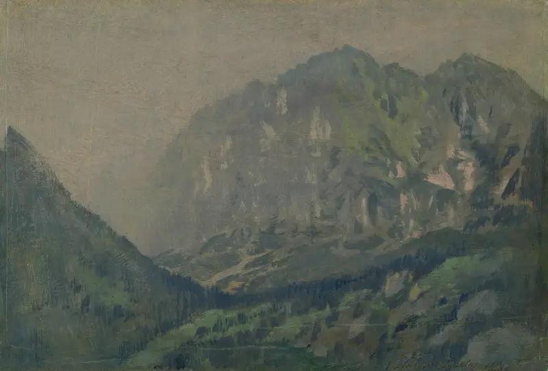 Motiv från Höga Tatra av Ferdinand Katona