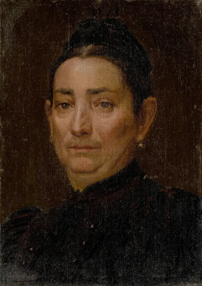 Portrait of an Old Woman av Ferdinand Katona