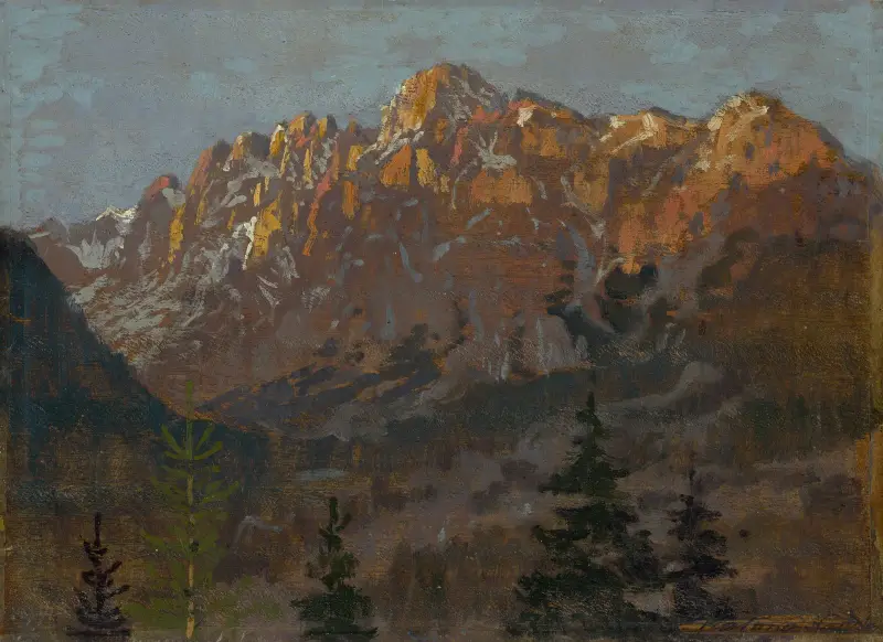 Motiv aus dem Tatragebirge von Ferdinand Katona