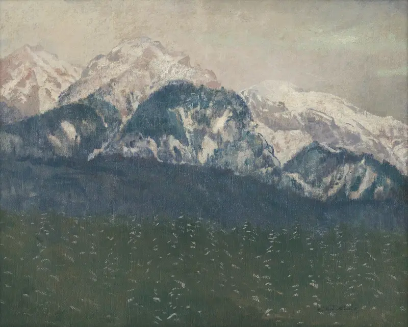 View of the High Tatras av Ferdinand Katona