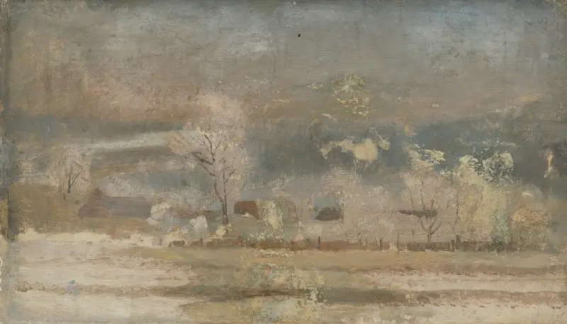 Vinterlandskap av Ferdinand Katona