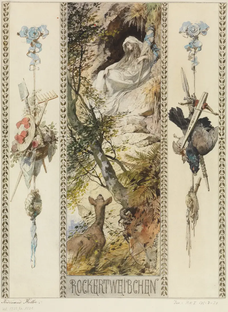 Rockertweibchen, Ferdinand Keller