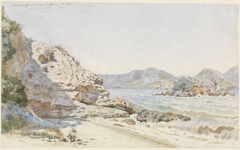 Meeresbucht bei Rio de Janeiro av Ferdinand Keller