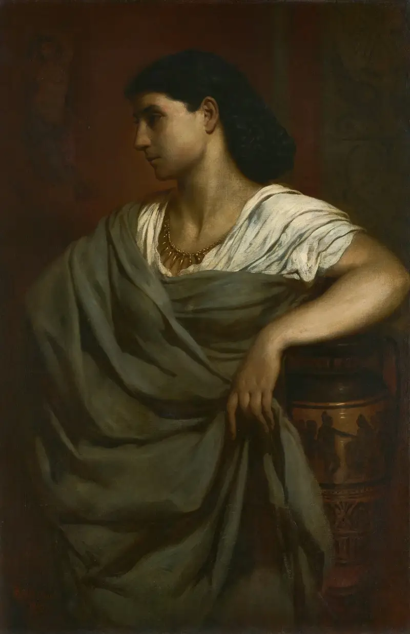 Portrait of Nanna Risi av Ferdinand Keller
