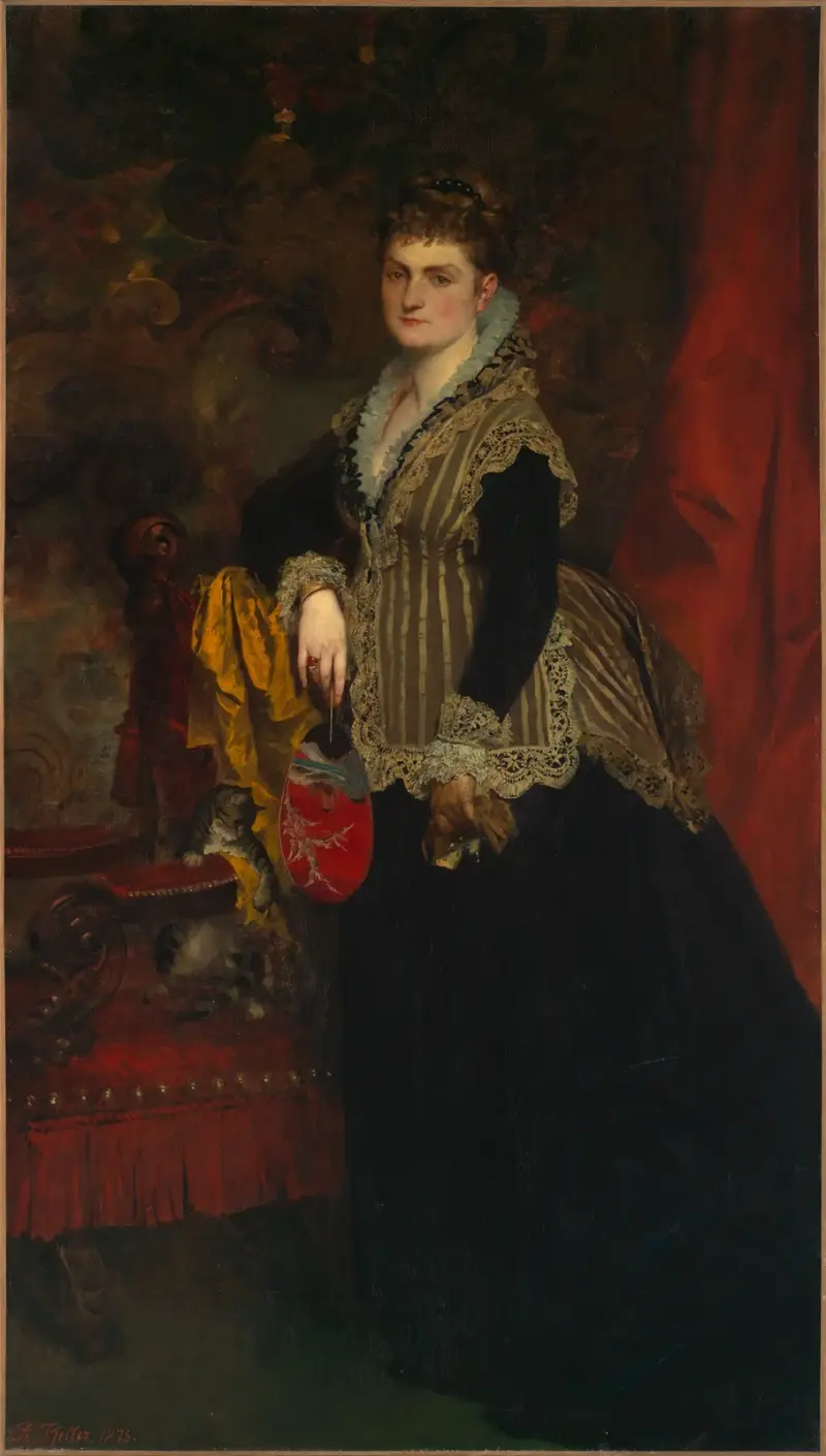 Portrait of Wilhelmine Keller av Ferdinand Keller