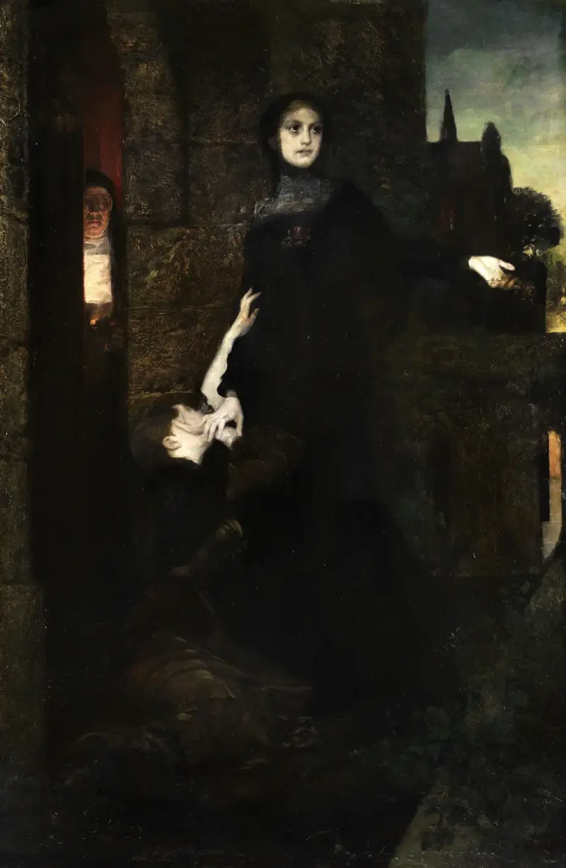 Romantisk scen av Ferdinand Keller