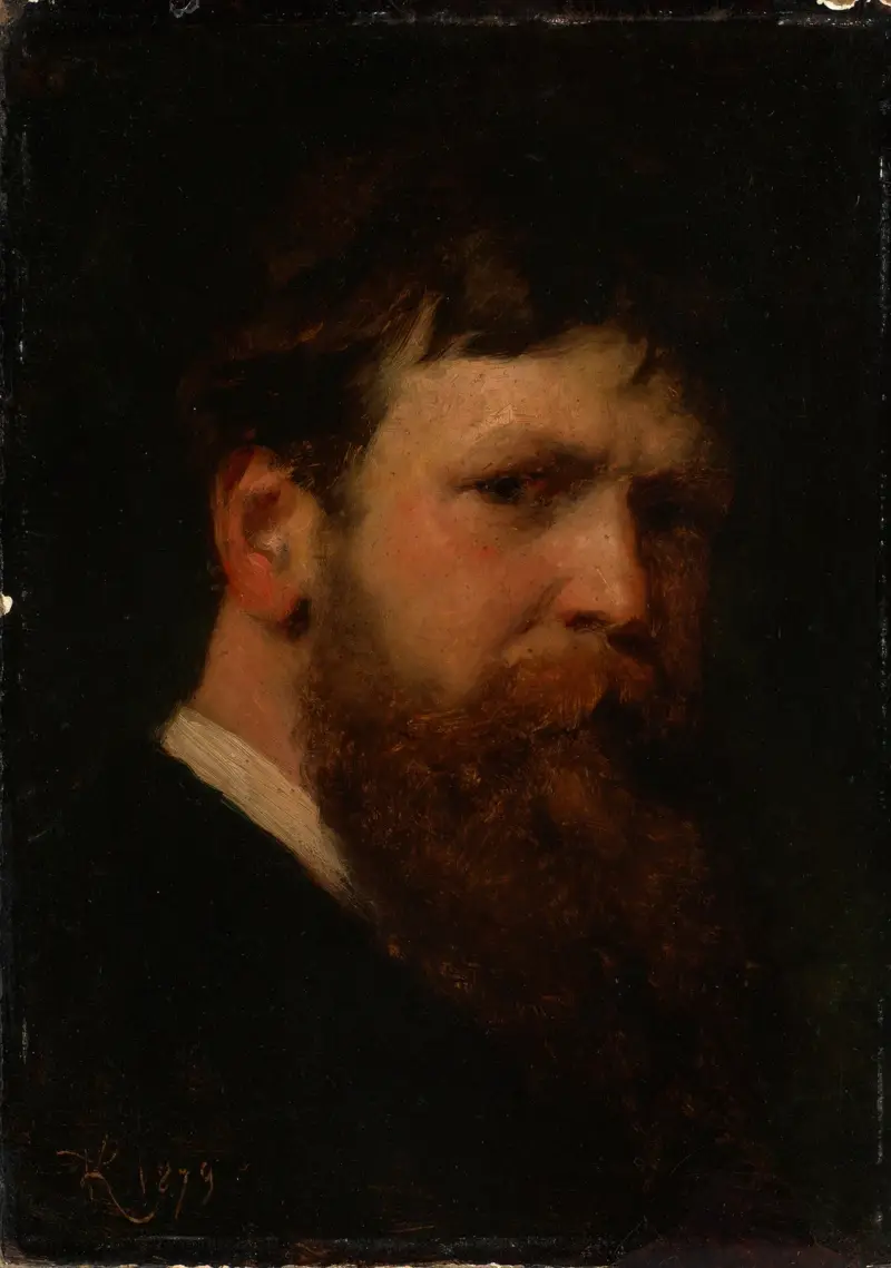 Selbstbildnis von Ferdinand Keller