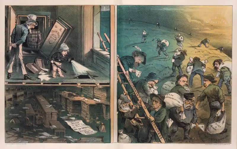 Congressional cracksmen av Joseph Ferdinand Keppler