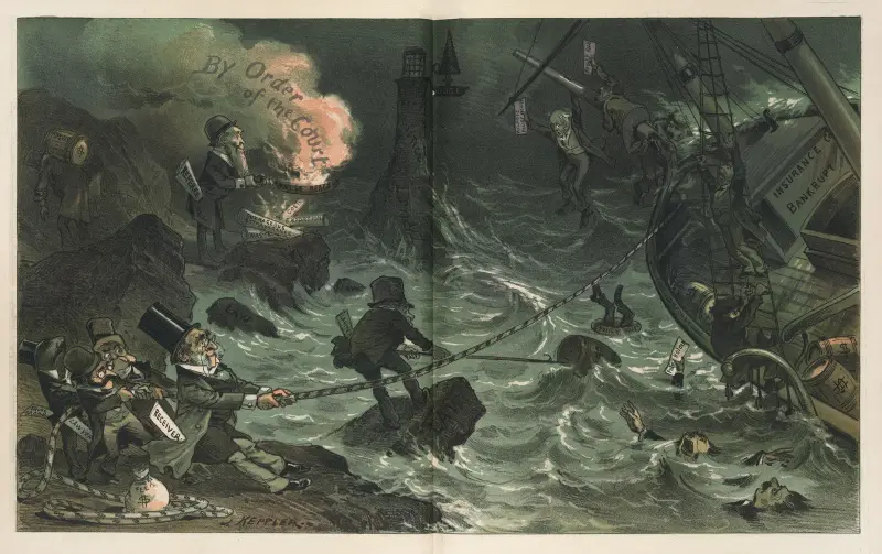 Licensed wreckers – in the hands of the receivers av Joseph Ferdinand Keppler