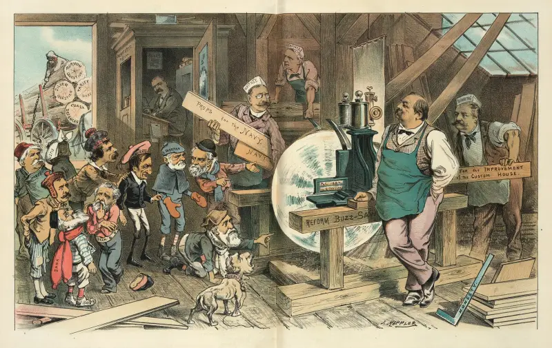 The Administration sawmill av Joseph Ferdinand Keppler