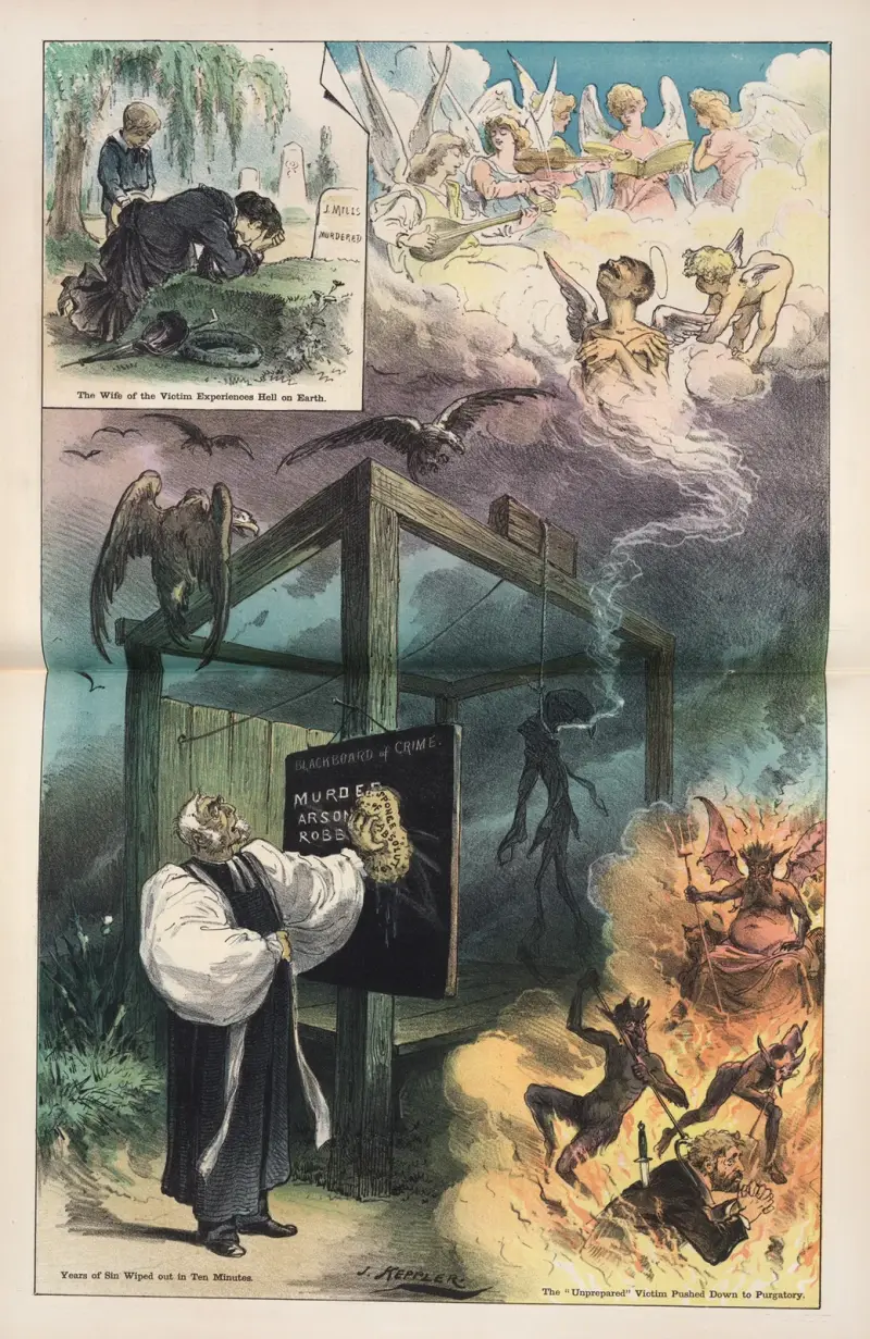 The murderer’s straight route to heaven – bringing religion into disrepute av Joseph Ferdinand Keppler