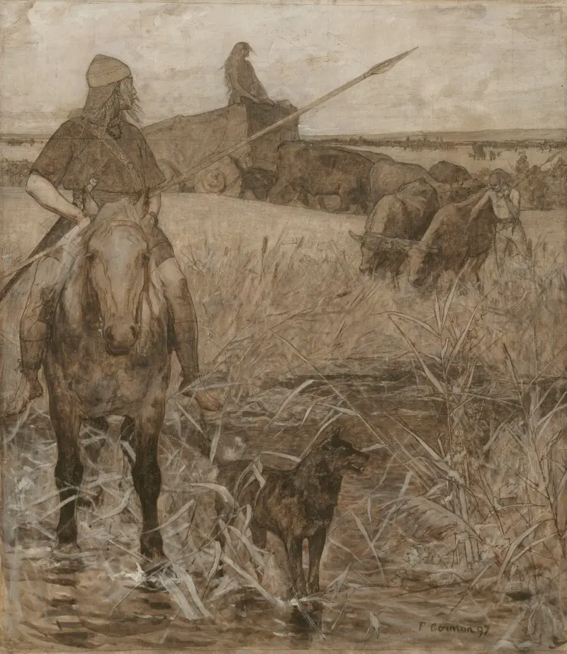 Gal na koni, Fernand Cormon