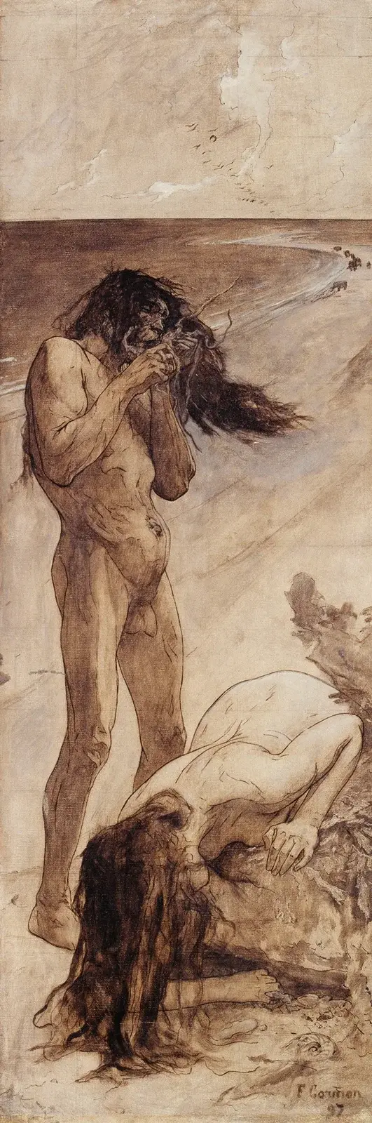 Jedzący kraba, Fernand Cormon