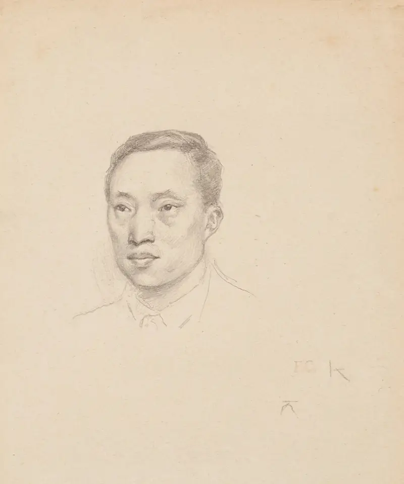 Männerkopf II von Fernand Cormon