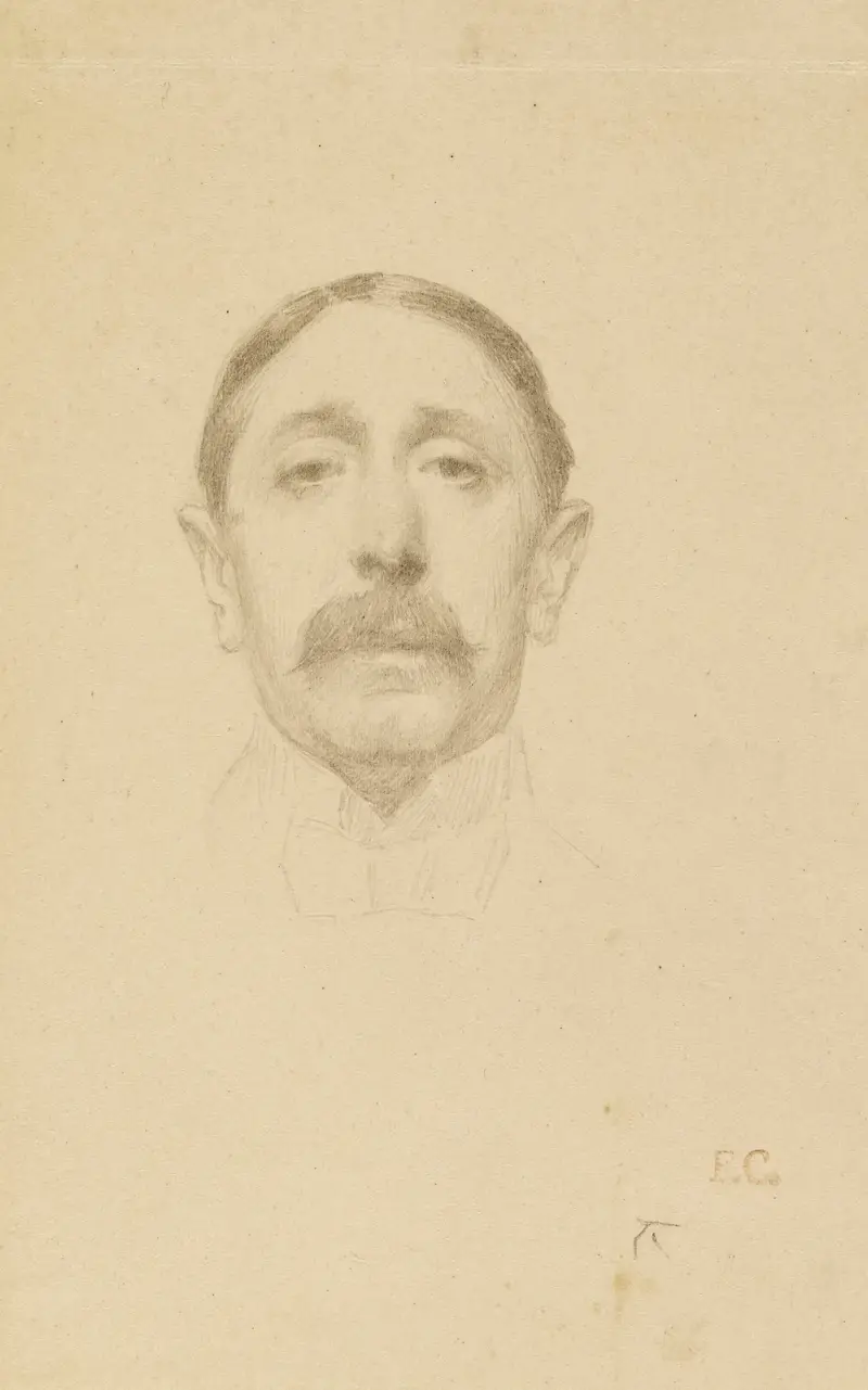 Männerkopf von Fernand Cormon