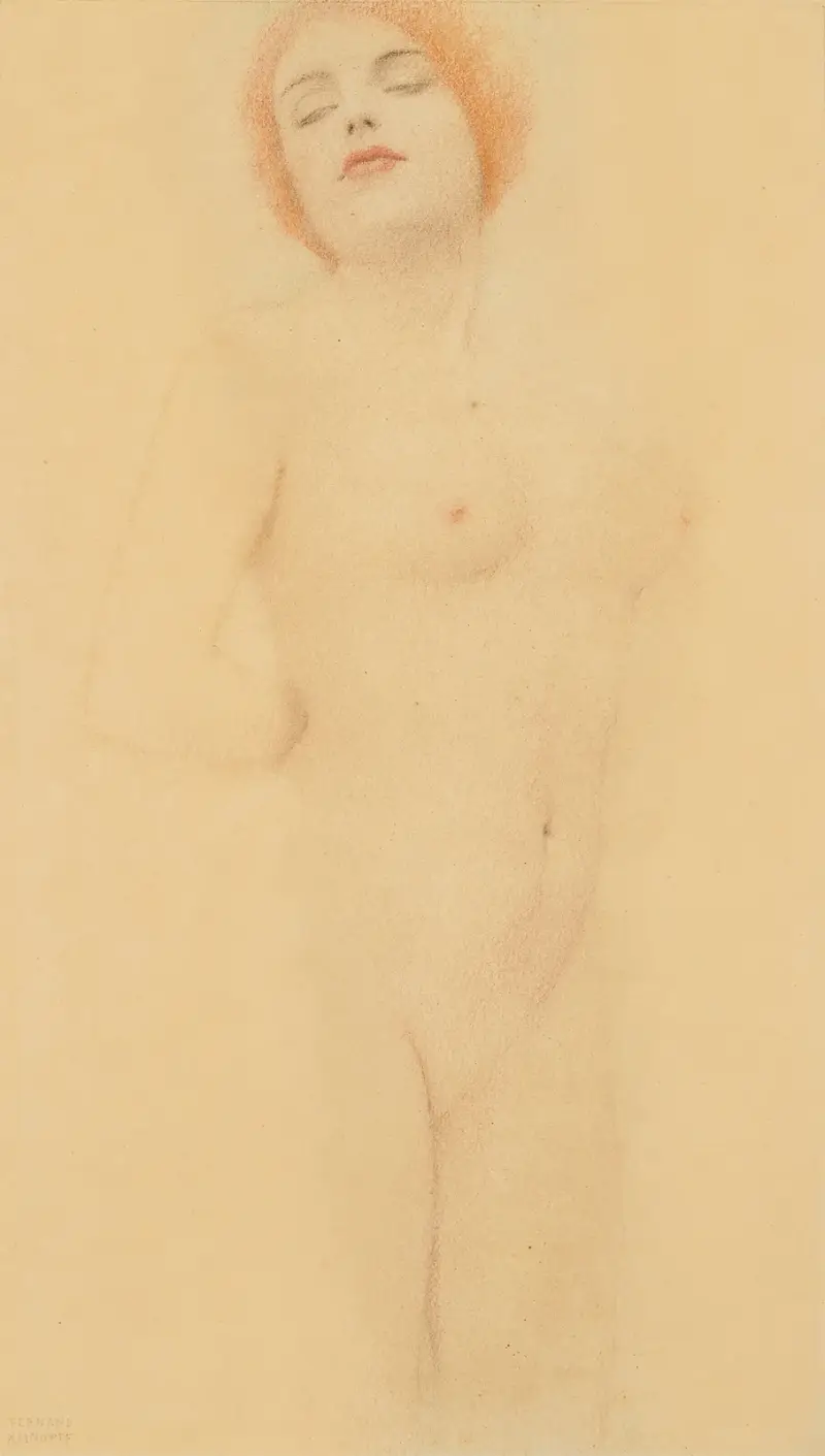 Étude de nu av Fernand Khnopff