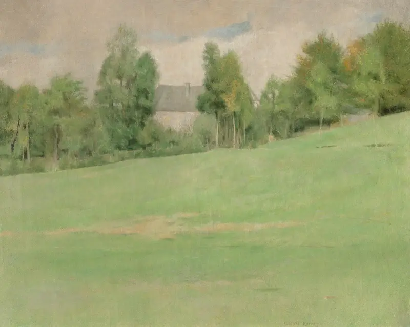 Gryningens ankomst till Fosset av Fernand Khnopff