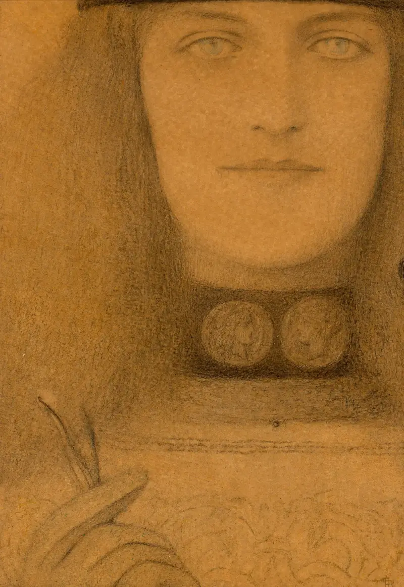 Medaljkedjan av Fernand Khnopff