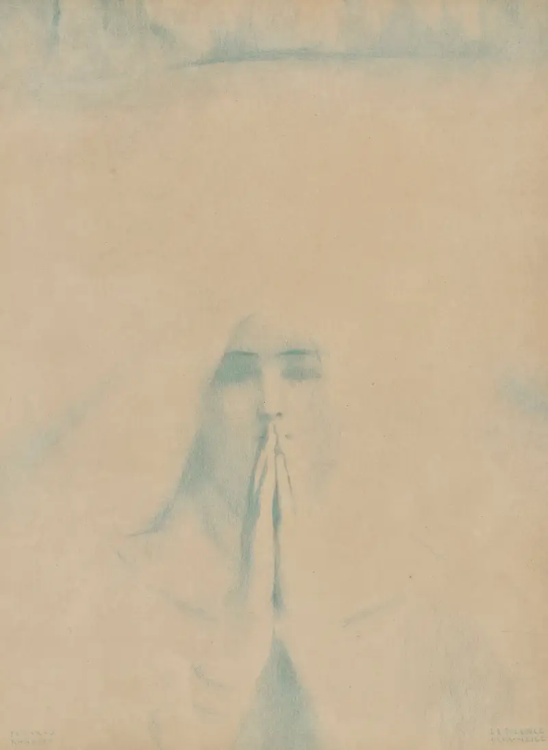 Snöns tystnad av Fernand Khnopff