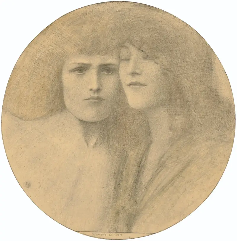 Les Caresses, Fernand Khnopff