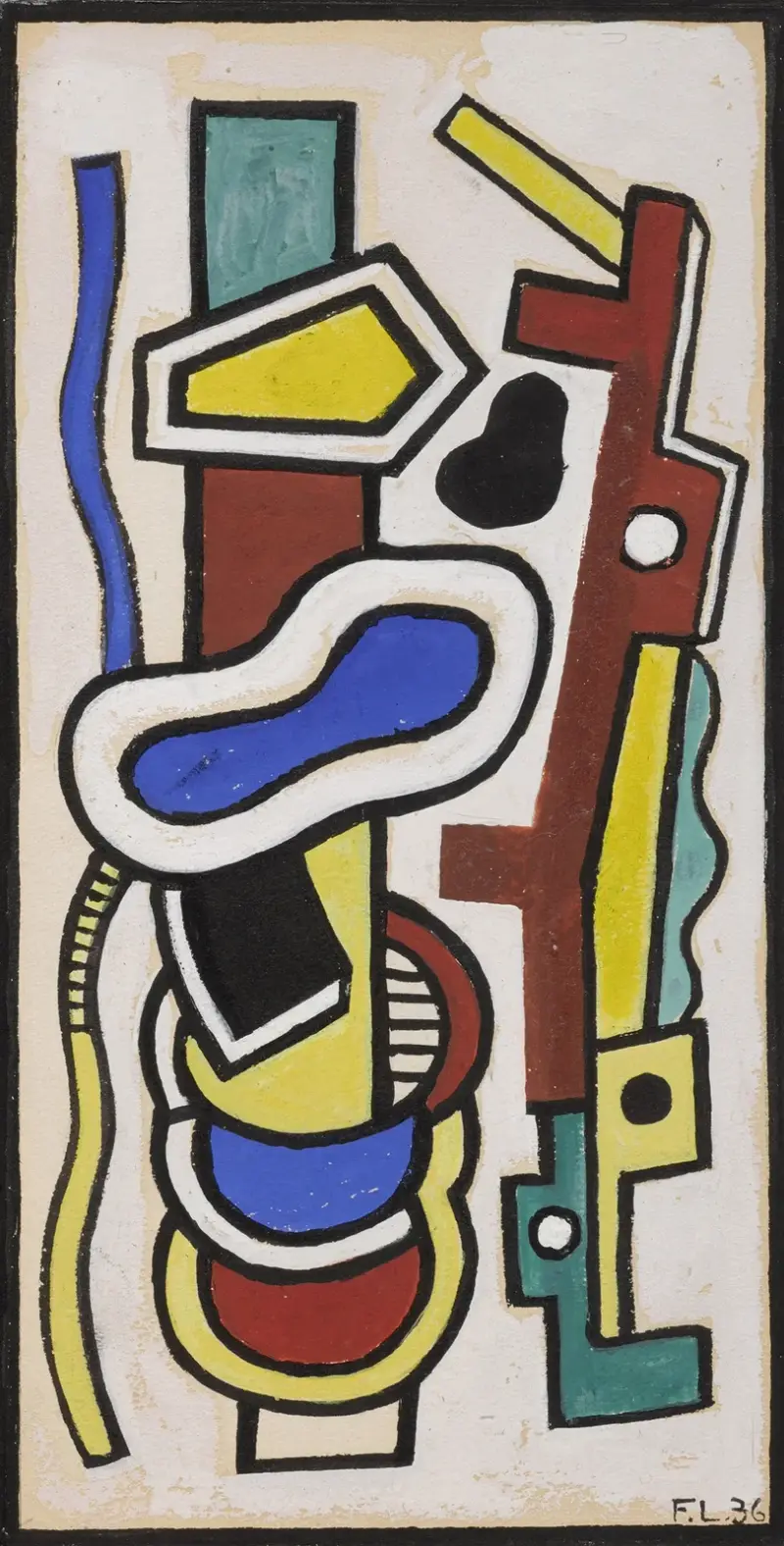 Abstraktion, 1936 – Nr. 1 von Fernand Léger