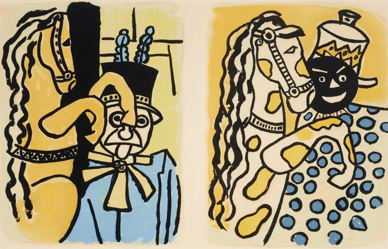 Cirque VI av Fernand Léger