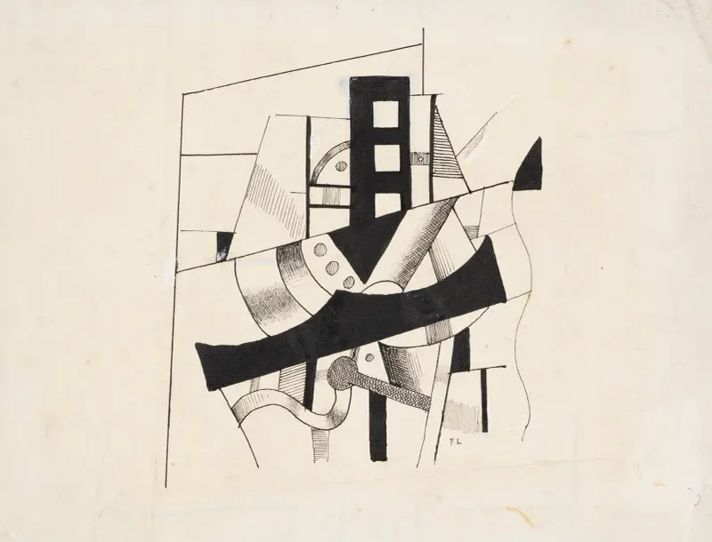 Komposition, 1920 – Nr. 1 von Fernand Léger