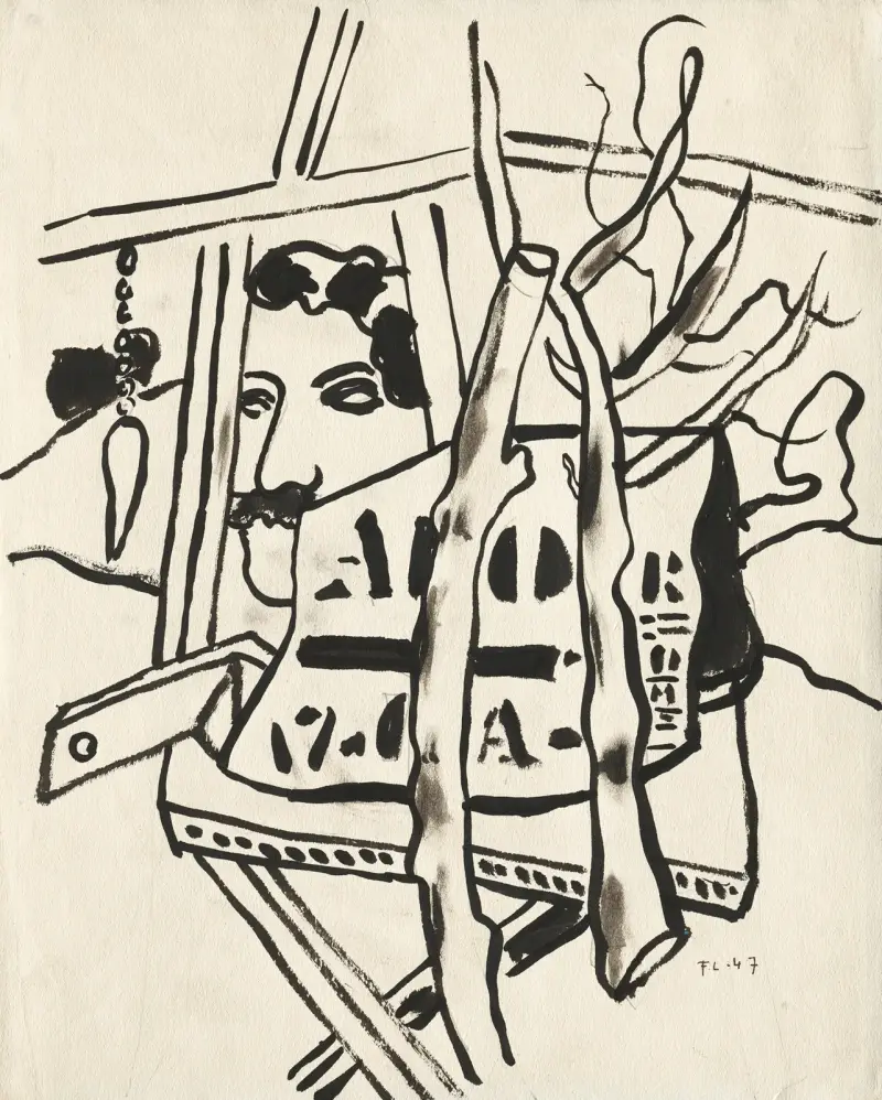 V zahradě, Fernand Léger