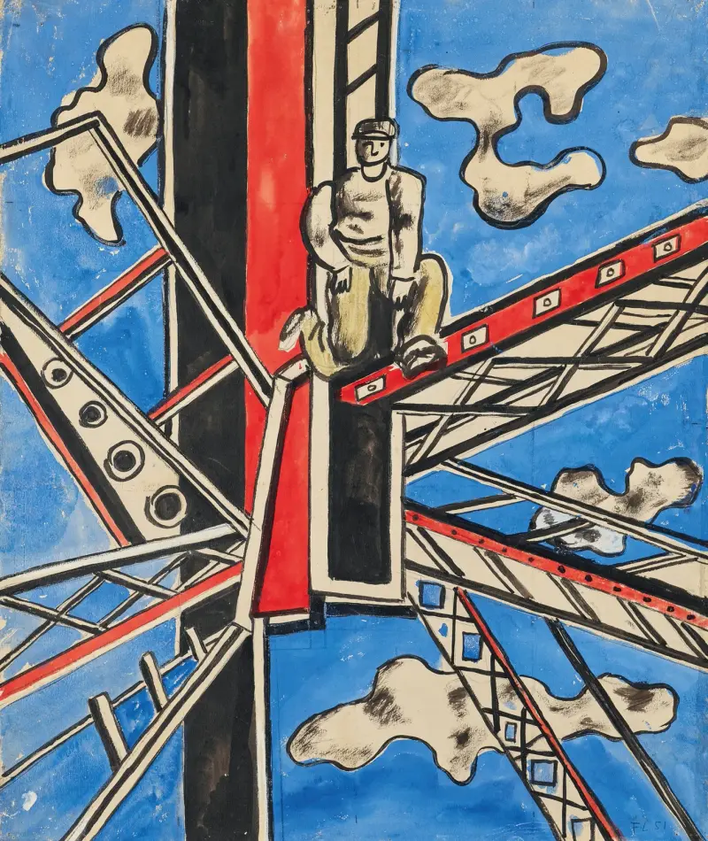 Studie pro 'Les Constructeurs', Fernand Léger