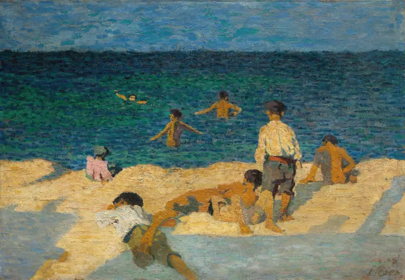 Gamins au soleil av Fernand Léger