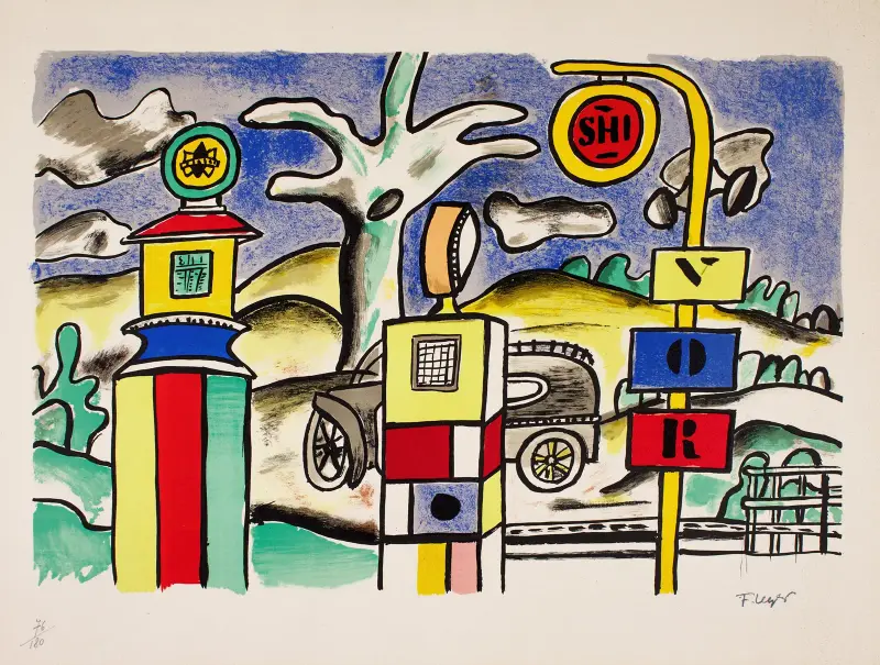 Čerpací stanice, Fernand Léger