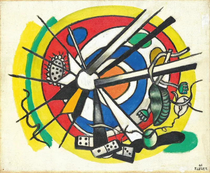 Le Disque polychrome av Fernand Léger