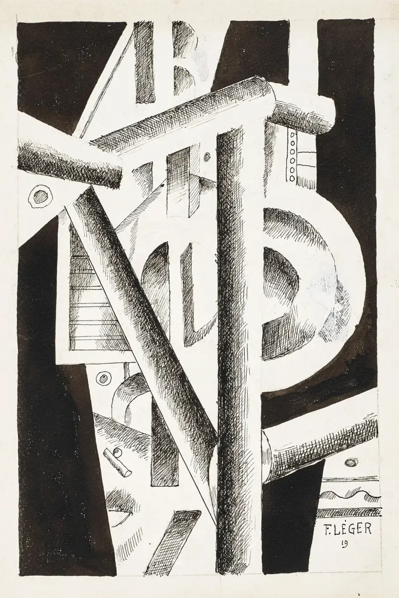 Byggnadsställningen av Fernand Léger