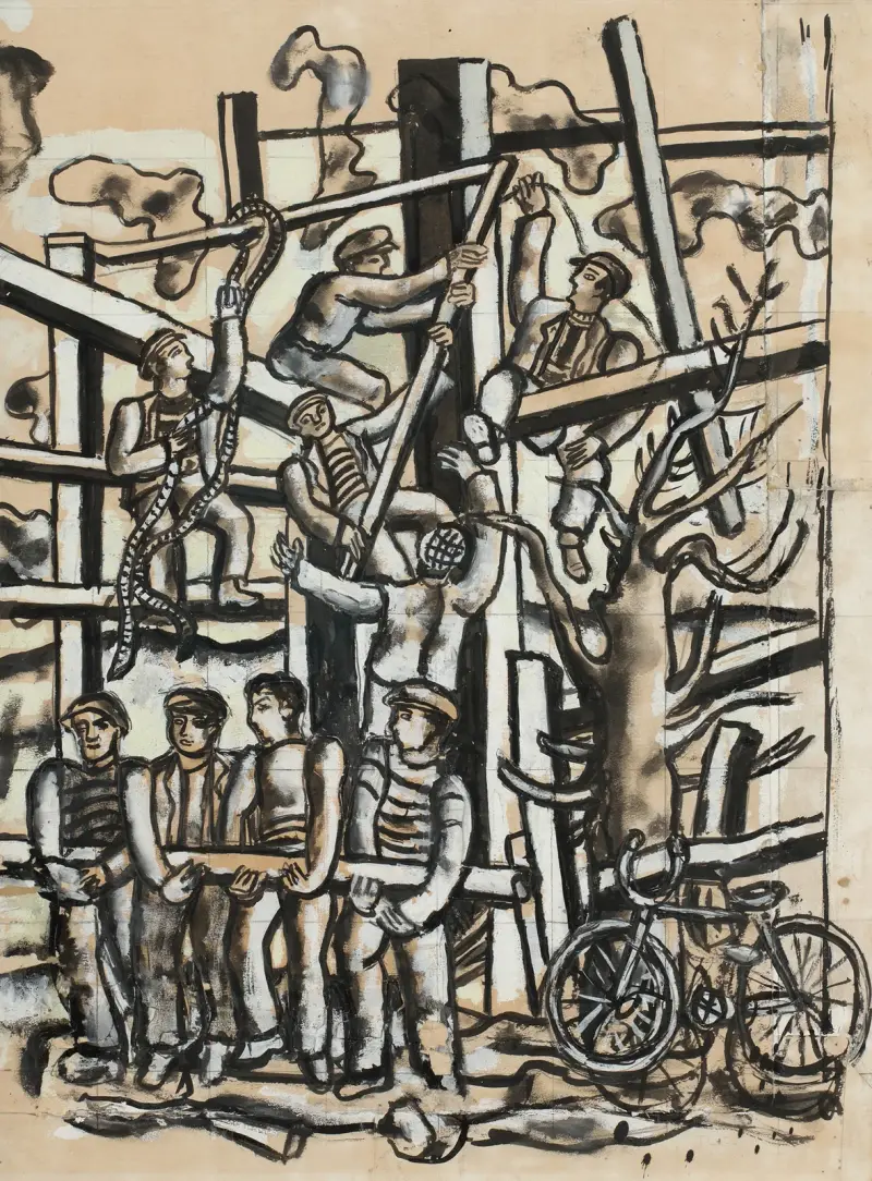 Cyclisté constructeurs, Fernand Léger