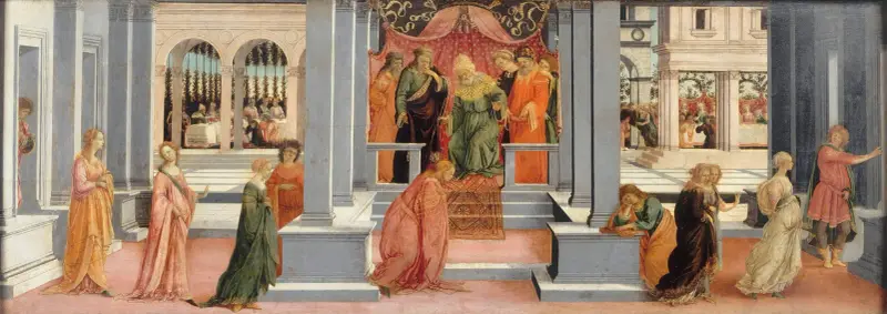 Esther choisie par Assuérus av Filippino Lippi