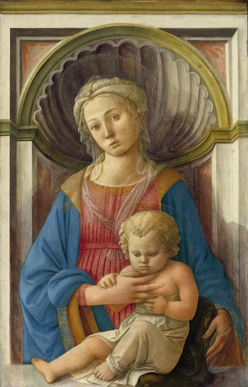 Madonna and Child – nr 1 av Filippino Lippi